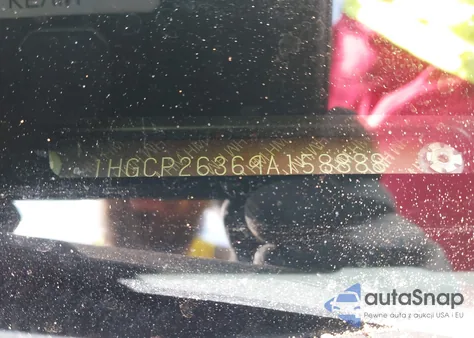 2009 Honda Accord 2.4 Lx из США, поврежденный, VIN 1HGCP26369A158888